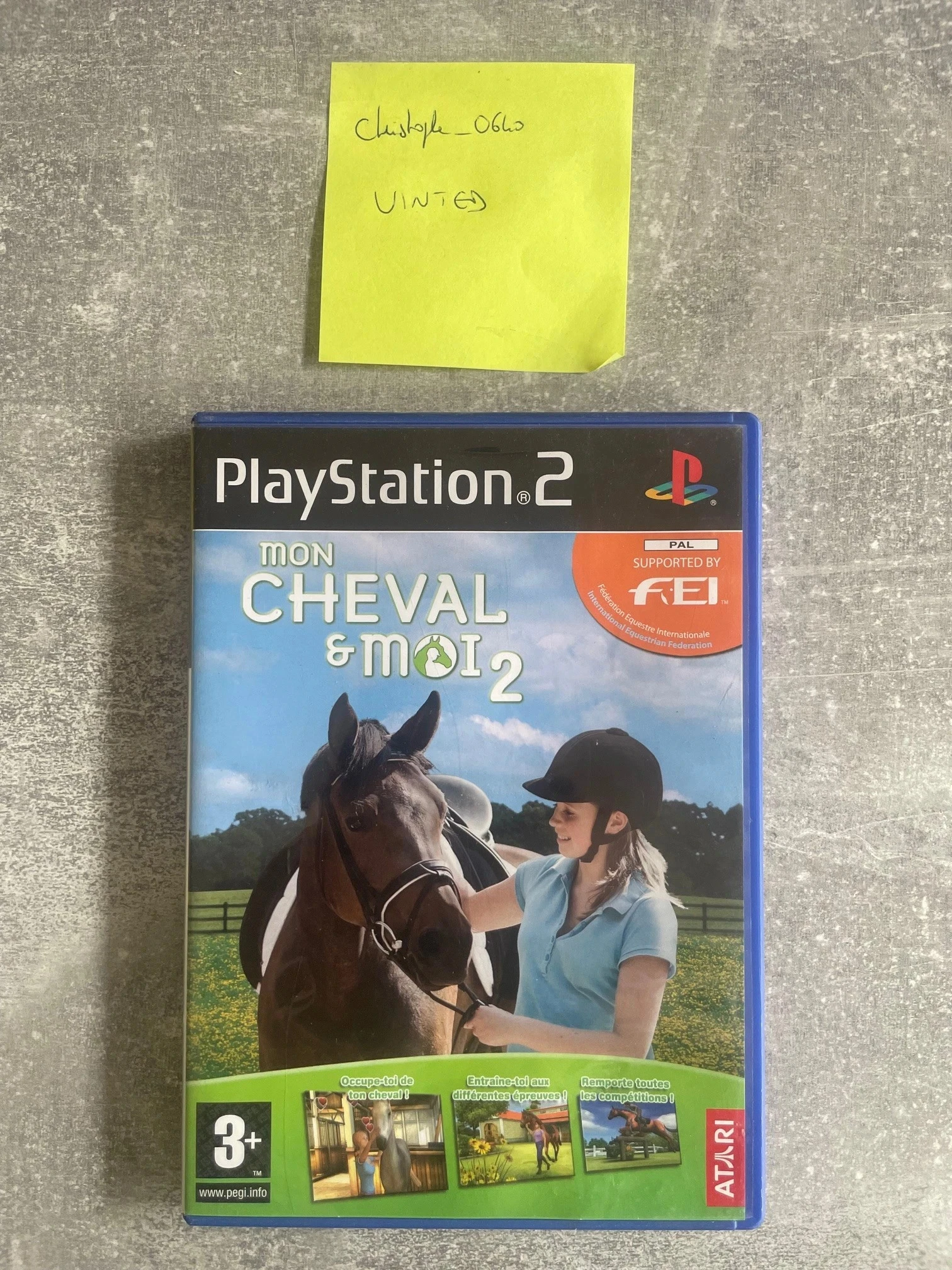 Jeu Mon cheval et moi 2 pour Sony PS2 / playstation 2 en français.